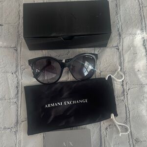 Armani Exchange Classic Black Sunglasses
